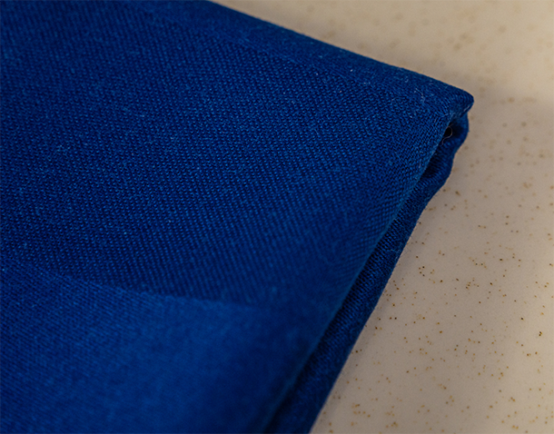 Satin Mørkeblå/Kobolt Servietter