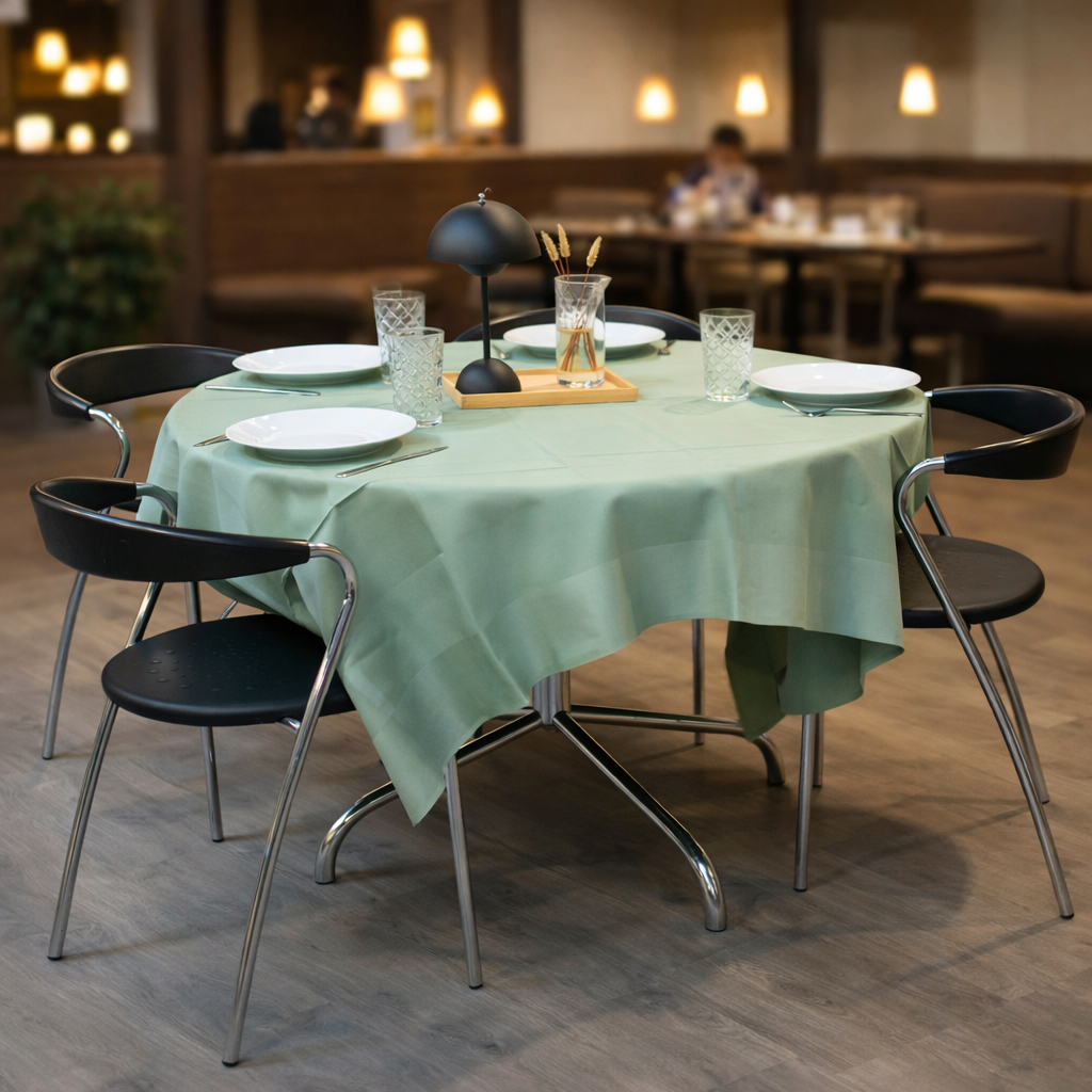 Dug Satin Støvgrøn