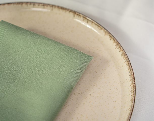 Satin Støvgrøn Servietter